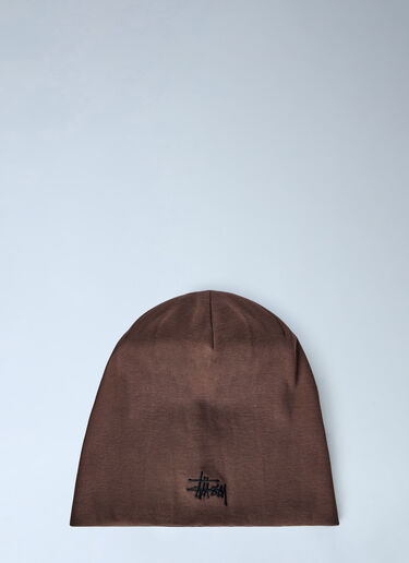 LN-CC® - Stüssy: Jersey Skullcap Beanie - Brown Stüssy Jersey Skullcap Beanie Brown sts0166080
