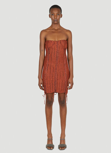 Expandable Bustier Dress Isa Boulder Expandable Bustier Dress Orange isa0250007