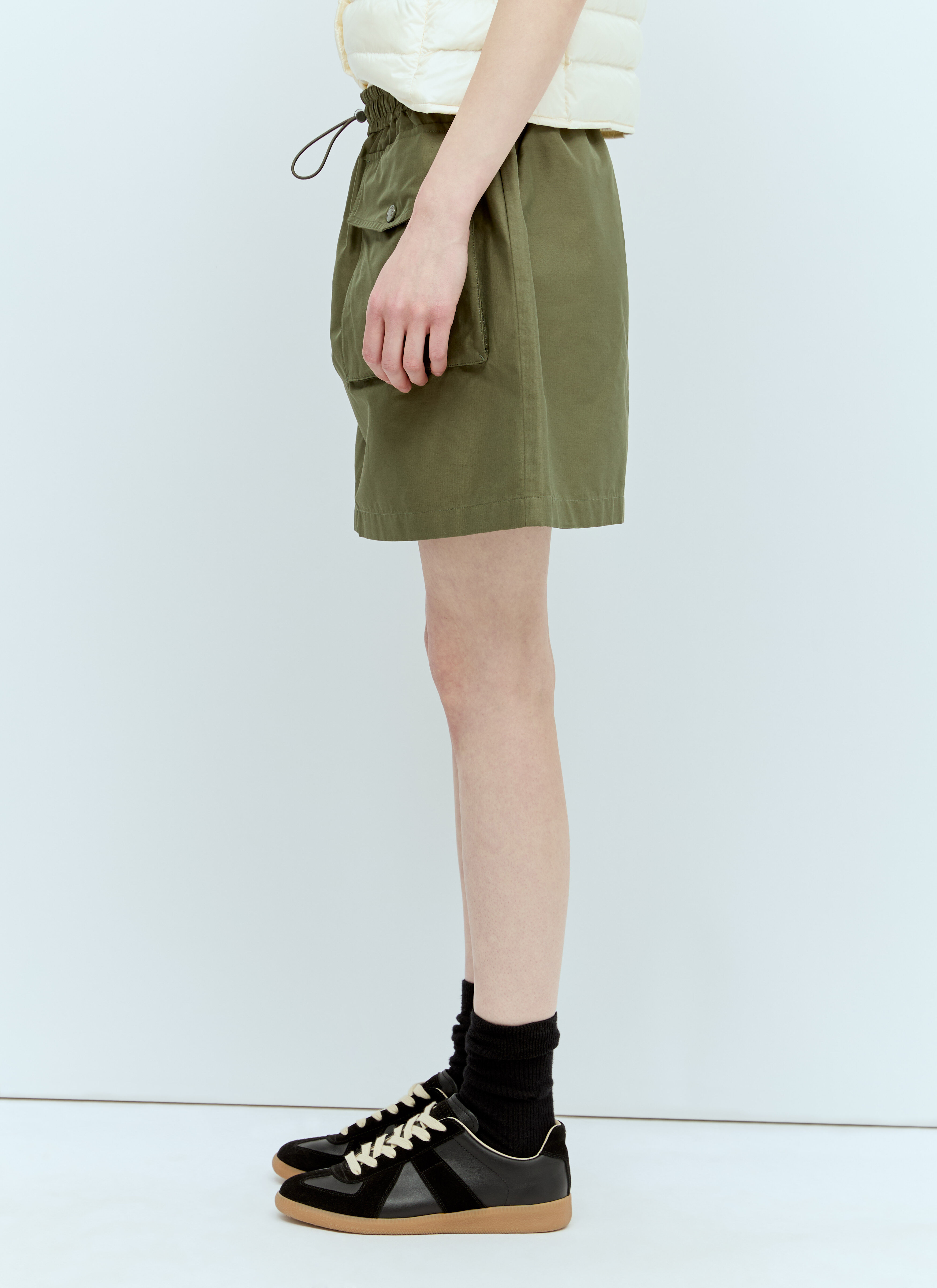 Green drawstring skirt sale