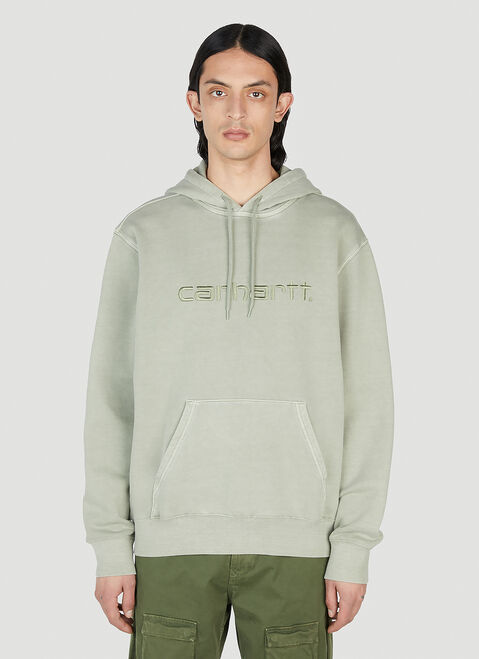 DRx x STEFAN MEIER x LN-CC Duster Hooded Sweatshirt Green drs0350009