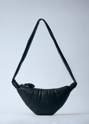 Lemaire Small Croissant Shoulder Bag Black lem0360008