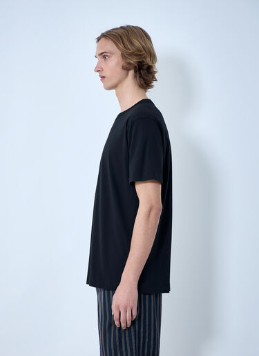 Dries Van Noten Cotton Jersey T-Shirt Black dvn0163019