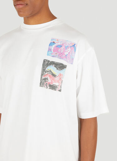 Marni Graphic Print T-Shirt White mni0151010