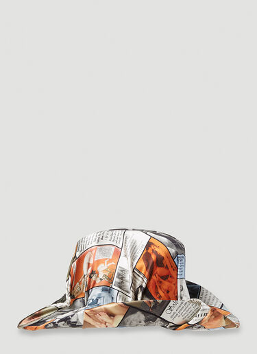 Ninamounah 垂褶牛仔帽 灰色 nmo0352017