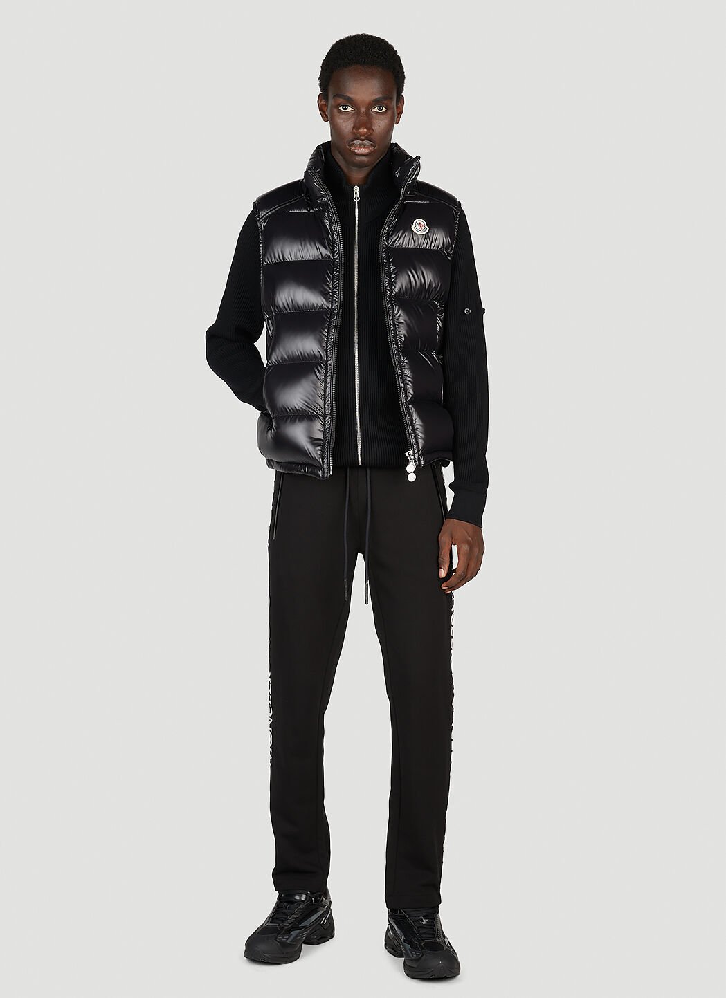Moncler Men s Logo Track Pants in Black LN CC