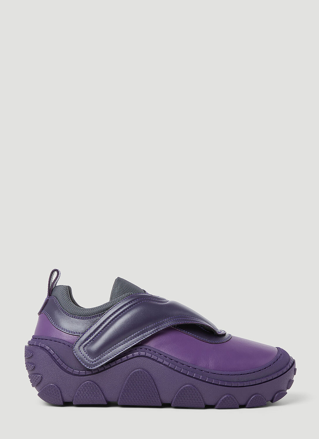 Shop Kiko Kostadinov Tonkin Leather Sneakers In Purple