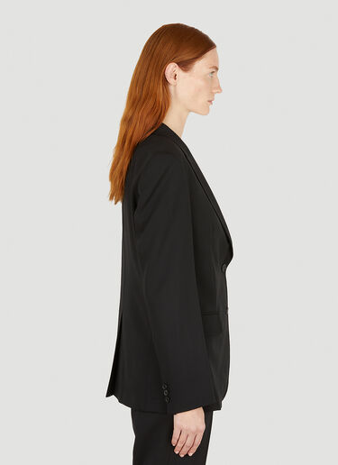 Logo Patch Suit Blazer Miu Miu Logo Patch Suit Blazer Black miu0251009