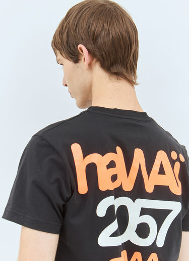 Walter Van Beirendonck Hawaii T-Shirt Black wlt0158012