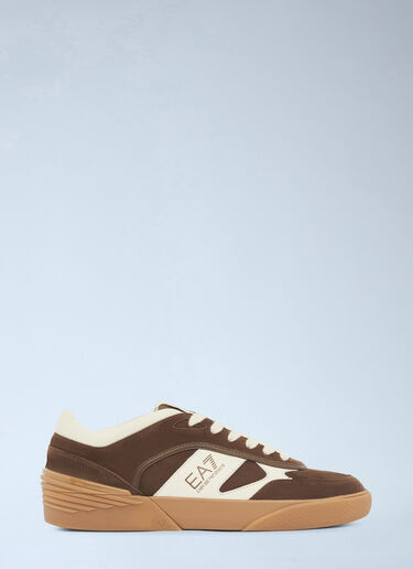 LN-CC® - EA7 Emporio Armani: OTG Velo Sneakers - Brown EA7 Emporio Armani OTG Velo Sneakers Brown eea0166002