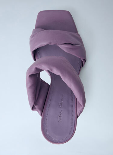 Rick Owens Cantilever 8 Twisted Sandals Violet ric0263053