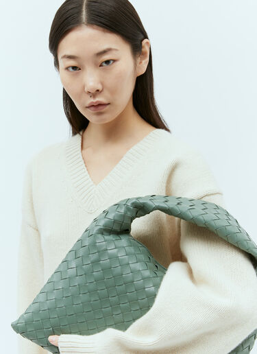 Bottega Veneta 小号 Hop 单肩包 绿色 bov0255065