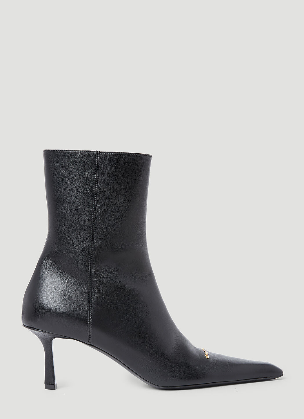 Jacquemus Viola 65 Heeled Boots Black jac0254005