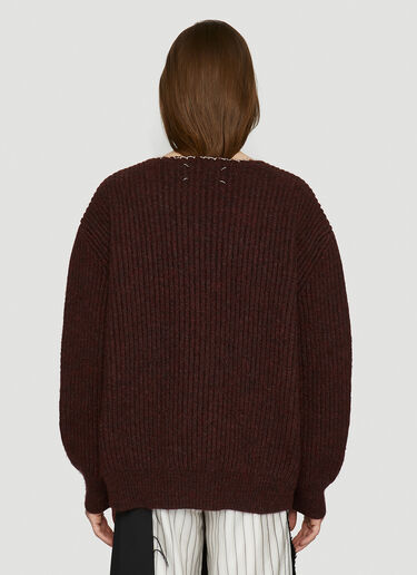 Maison Margiela Knitted Sweater Red mla0142003