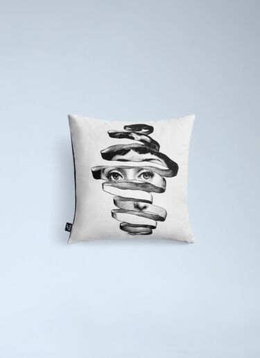 Fornasetti Tema e Variazioni N.18 And N.297 Cushion Black wps0691884
