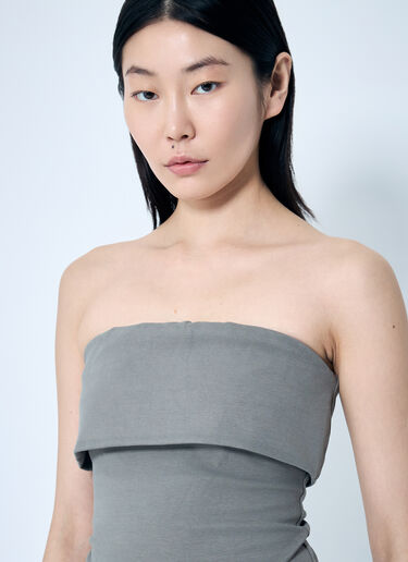 Entire Studios Lap Bandeau Top Grey ent0258005