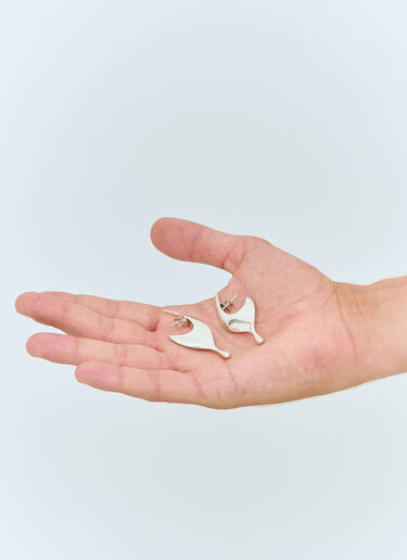 Milko Boyarov Cut-Out Drop Earrings Silver mkb0355002