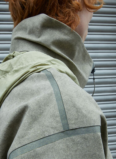 Massimo Osti Studio アルカンターラ® ピジョン ジャケット カーキ mao0158005
