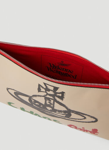 Vivienne Westwood 스튜디오 클러치 백 베이지 vvw0251059