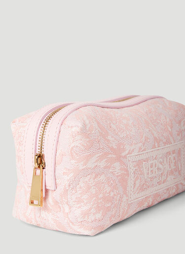 Versace Barocco Athena Jacquard Vanity Pouch Pink ver0255027