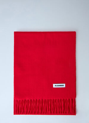 Jil Sander Neck Warmers Mufflers Scarf Red jil0265012