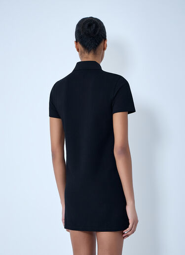 Saint Laurent Polo Mini Dress Black sla0263015