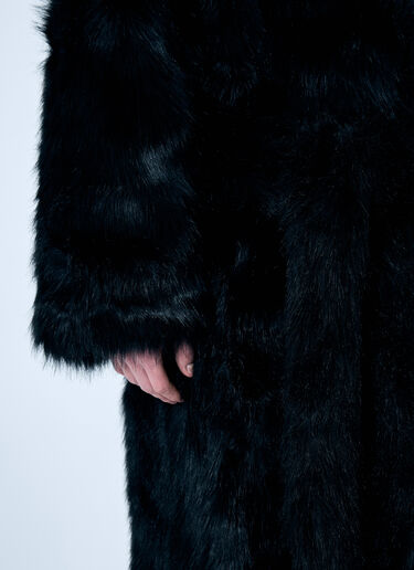 Entire Studios Vast Faux-Fur Coat Black ent0358035