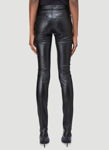 Saint Laurent Skinny Leather Pants Black sla0239008