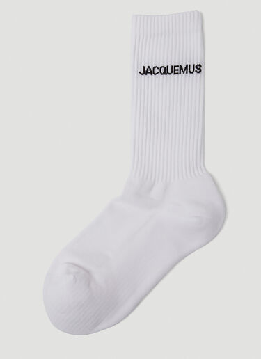 Jacquemus Les Chaussettes Socks White jac0351003