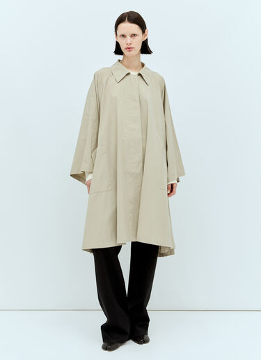 The Row Leninster Trench Coat Khaki row0256016