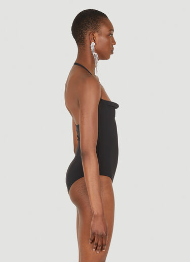 Saint Laurent Cowl Neck Swimsuit Black sla0247044