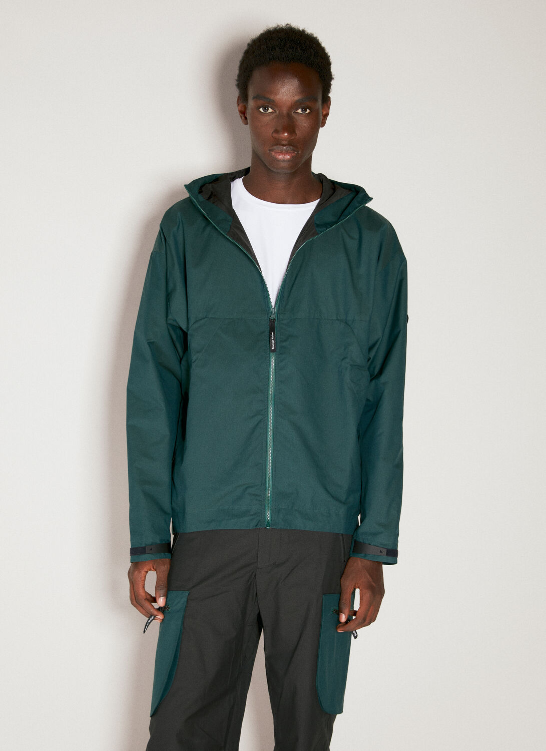 District Vision Hooded Dwr Hiking Jacket In Green