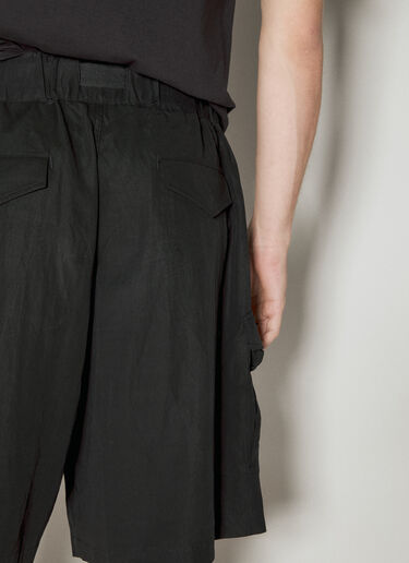 Y-3 Zip Pockets Bemuda Shorts Black yyy0156009