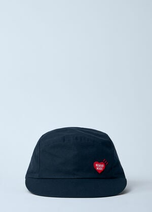 HUMAN MADE 로고 모티프 베이스볼 캡 네이비 hmd0161011