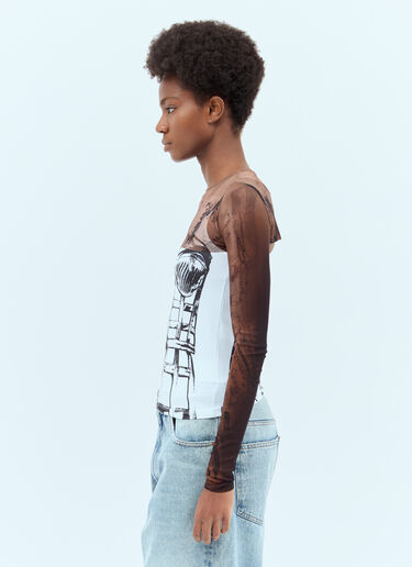 Jean Paul Gaultier x Shayne Oliver GS 运动短上衣 棕色 jps0257002