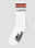 Burberry Logo Intarsia Socks Black bur0149107