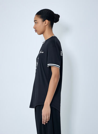 Logo Print Jersey T-Shirt Y-3 Logo Print Jersey T-Shirt Black yyy0364040