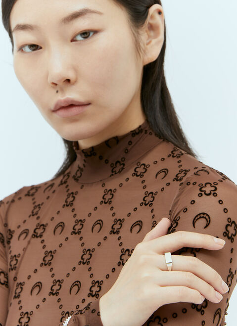 Martine Ali Mini Signet Ring Silver mta0353005