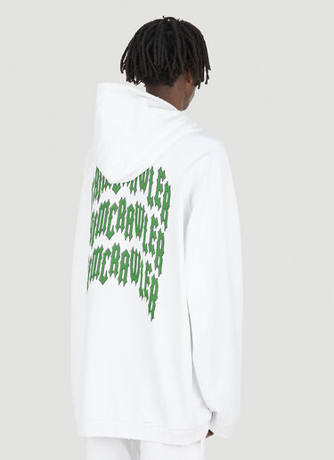 Grimcrawler Hooded Sweatshirt Raf Simons Grimcrawler Hooded Sweatshirt White raf0148003