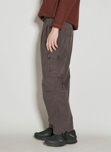 And Wander Oversized Cargo Pants Purple anw0154012