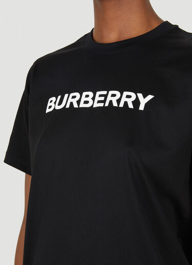 Burberry 마고 로고 프린트 티셔츠 블랙 bur0249020