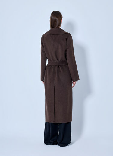 LN-CC® - Max Mara: Wrap Belted Wool Coat - Brown Max Mara Wrap Belted Wool Coat Brown max0266120