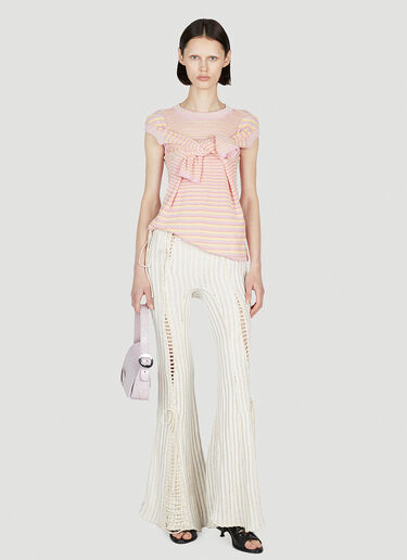 Kiko Kostadinov Gradient Multi Sleeve Top Pink kko0252010