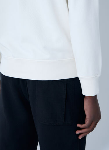 Stone Island Logo Patch Sweater Ivory sto0164086