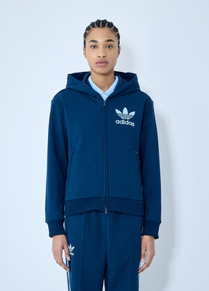 adidas by Wales Bonner Track Hooded Zip-Up Sweateshirt Navy awb0359016