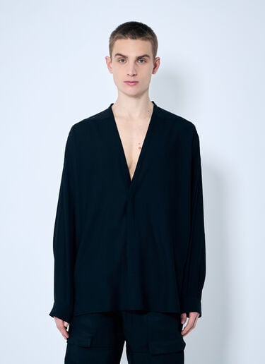Lido Larry Shirt Rick Owens Lido Larry Shirt Black ric0159025