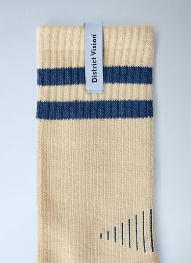 LN-CC® - District Vision: Zonal Organic Cotton Socks - Cream District Vision Zonal Organic Cotton Socks Cream dtv0366003