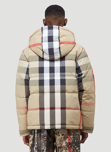 Rutland Reversible Down Jacket Burberry Rutland Reversible Down Jacket Beige bur0153003