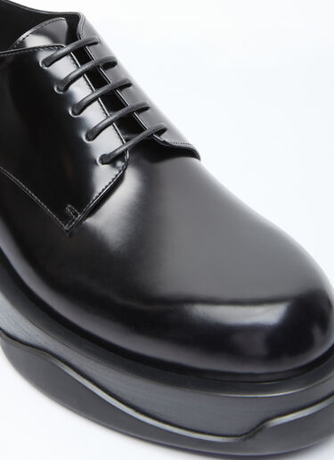 Jil Sander Chunky Sole Lace-Up Shoes Black jil0155014