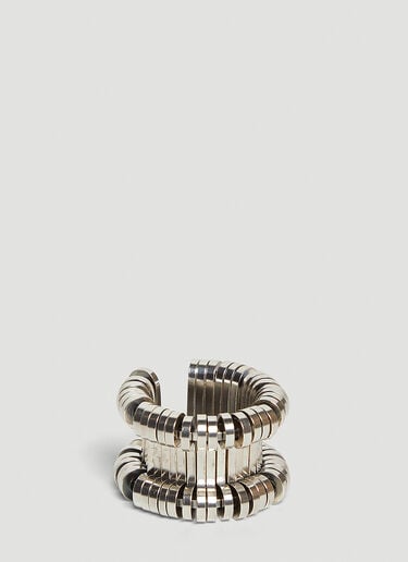 Bottega Veneta Segment Ring Silver bov0246080