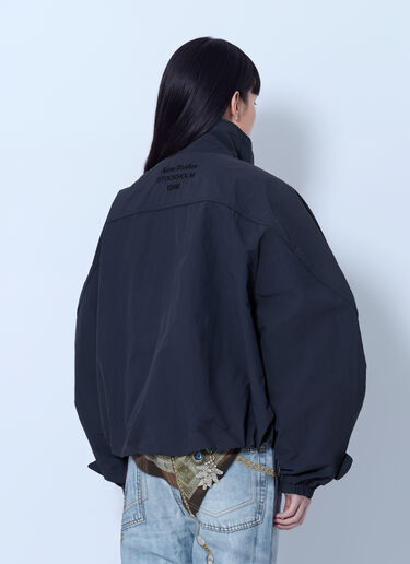 LN-CC® - Acne Studios: Nylon Logo Jacket - Navy Acne Studios Nylon Logo Jacket Navy acn0265066